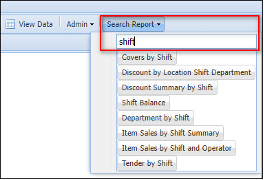 New option to “Search Report”
