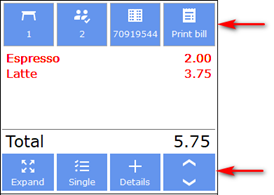 Transaction window